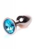 MyLove Toys - Jewellery Red Gold PLUG- Light Blue